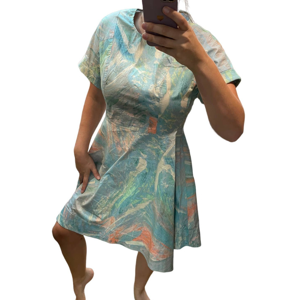 Donna Karan Multicolor Midi Dress